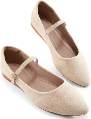 Aomigoct Ballet Flats Shoes for Women: Dressy Comfortable Wedding Flat for 2025 - Ladies Dress Casual Walking Shoe