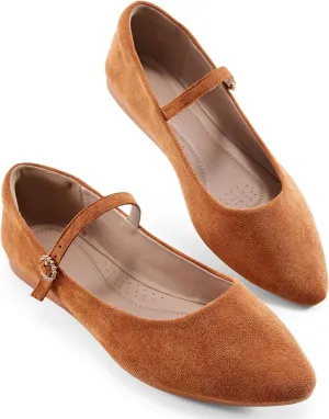 Aomigoct Ballet Flats Shoes for Women: Dressy Comfortable Wedding Flat for 2025 - Ladies Dress Casual Walking Shoe