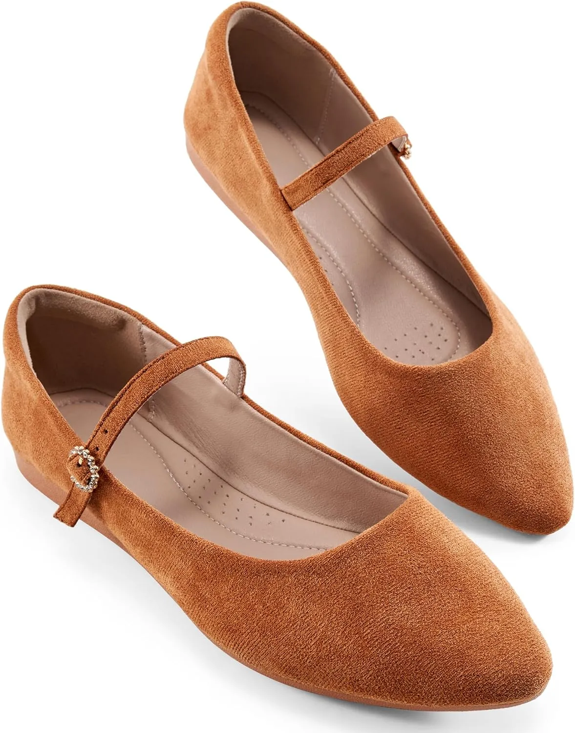 Aomigoct Ballet Flats Shoes for Women: Dressy Comfortable Wedding Flat for 2025 - Ladies Dress Casual Walking Shoe