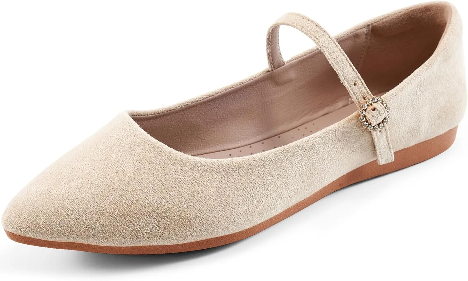 Aomigoct Ballet Flats Shoes for Women: Dressy Comfortable Wedding Flat for 2025 - Ladies Dress Casual Walking Shoe