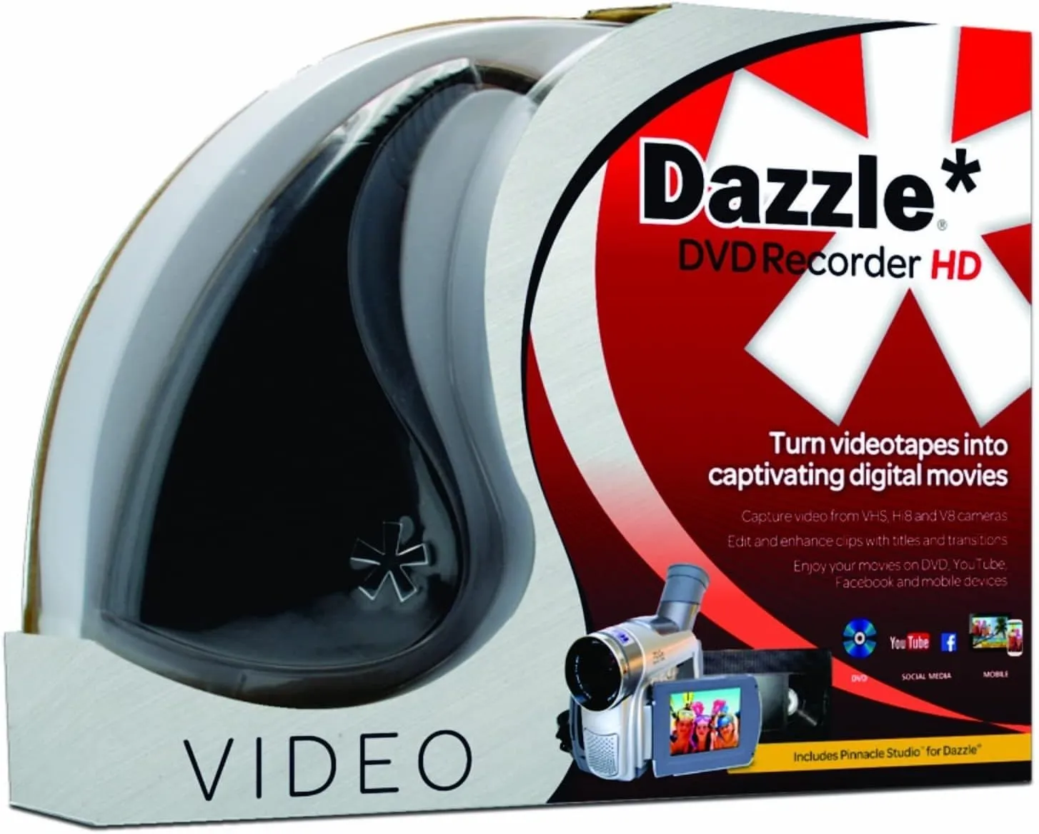 Corel Dazzle Dvd Recorder Hd Video Capture Device   Video Editing Software [Pc Disc]