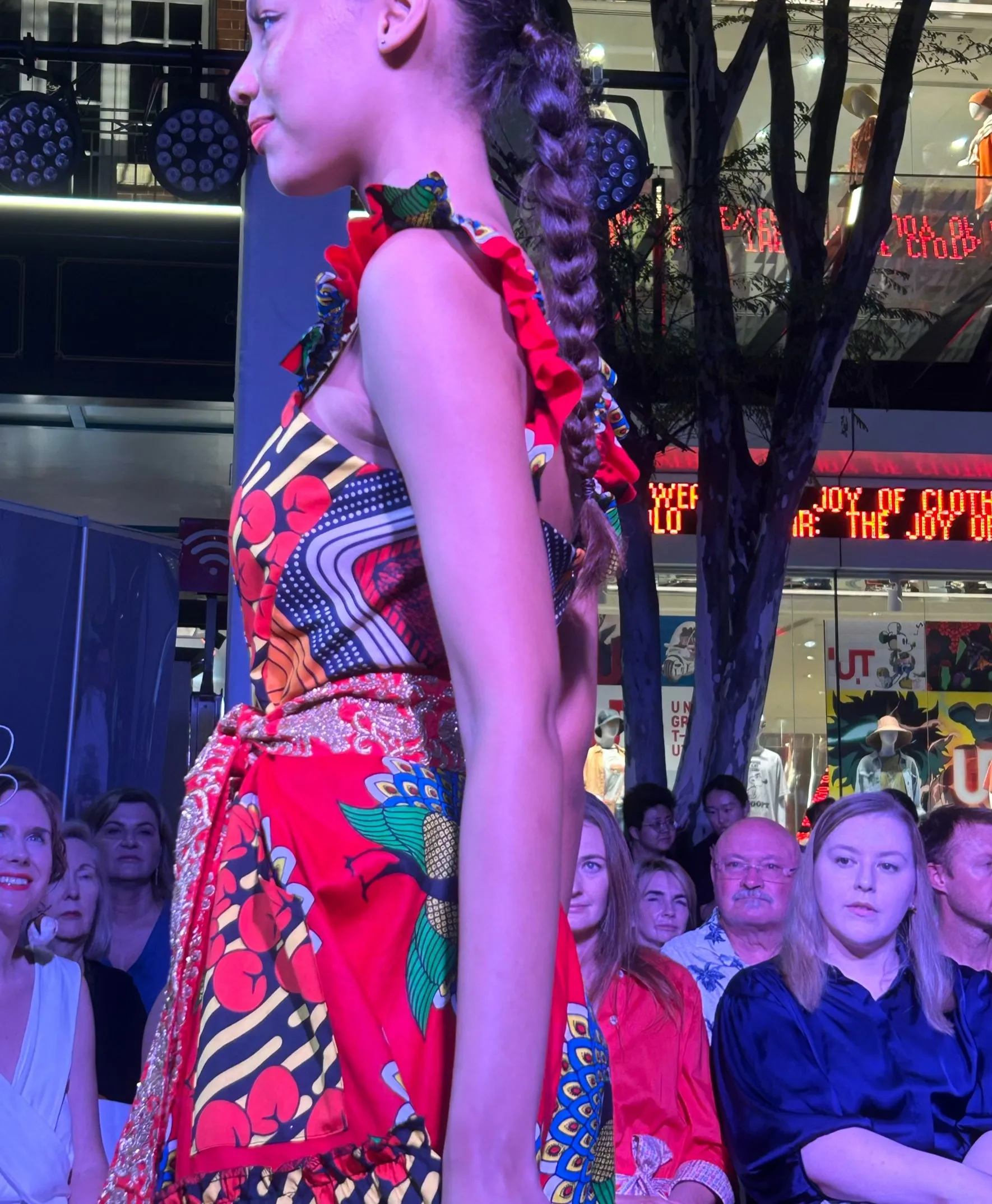 Dorothy Dress in Reds Ankara Fabric - Custom design by SFH