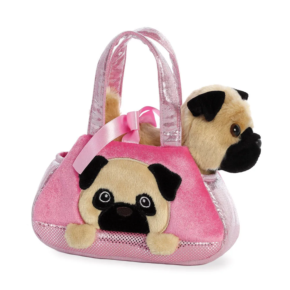Fancy Pal Peek-a-Boo Pug Soft Toy