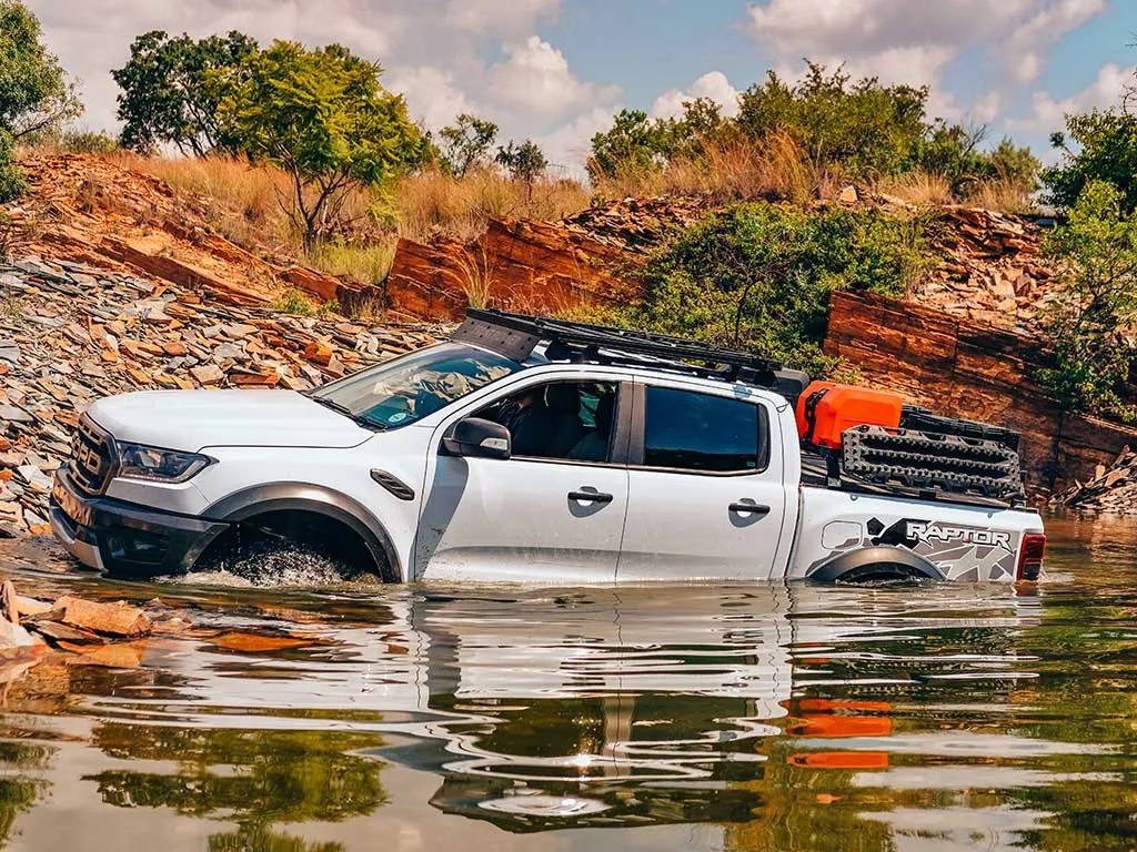 Ford Ranger Raptor 4th Gen (2019-Current) Slimline II Roof Rack Kit - by Front Runner