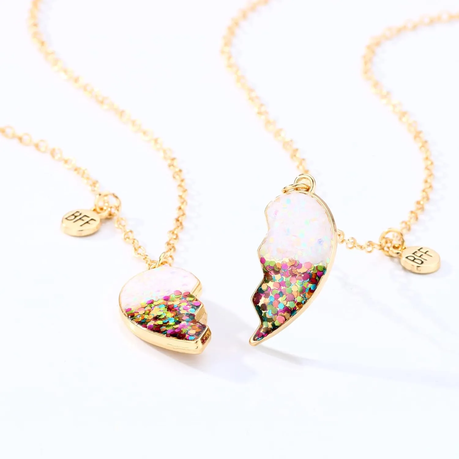 Friendship Necklace Best Friend Necklace Matching Magnetic Unicorn Mermaid BFF Necklace for 2 Girls Friendship Gifts