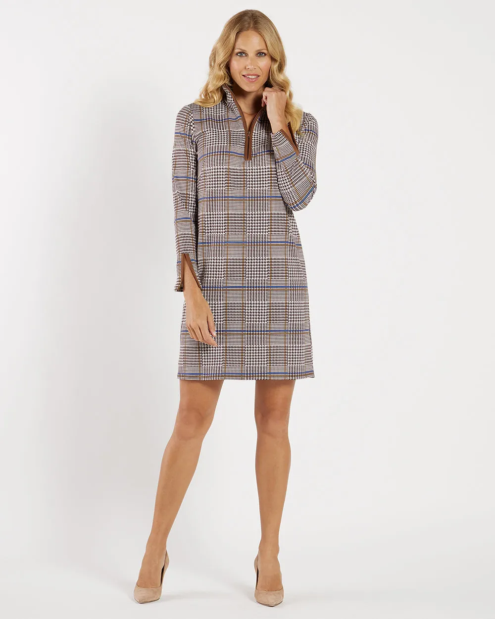 Jude Connally Anna Jude Cloth - Glen Plaid Chocolate