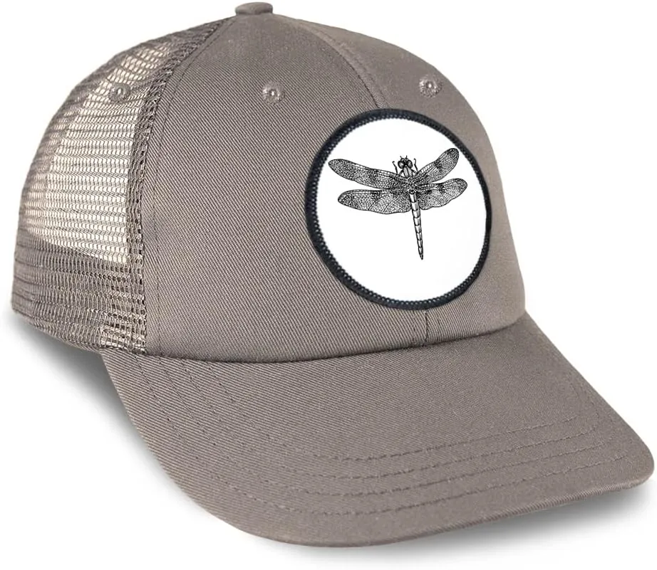 Patch Hat Trucker Baseball Cap Dragonfly B Animals Insects Cute Insect Insects