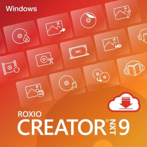 RoxioCreator NXT9|Multimedia Suite and CD/DVD Disc Burning Software [PC Download]