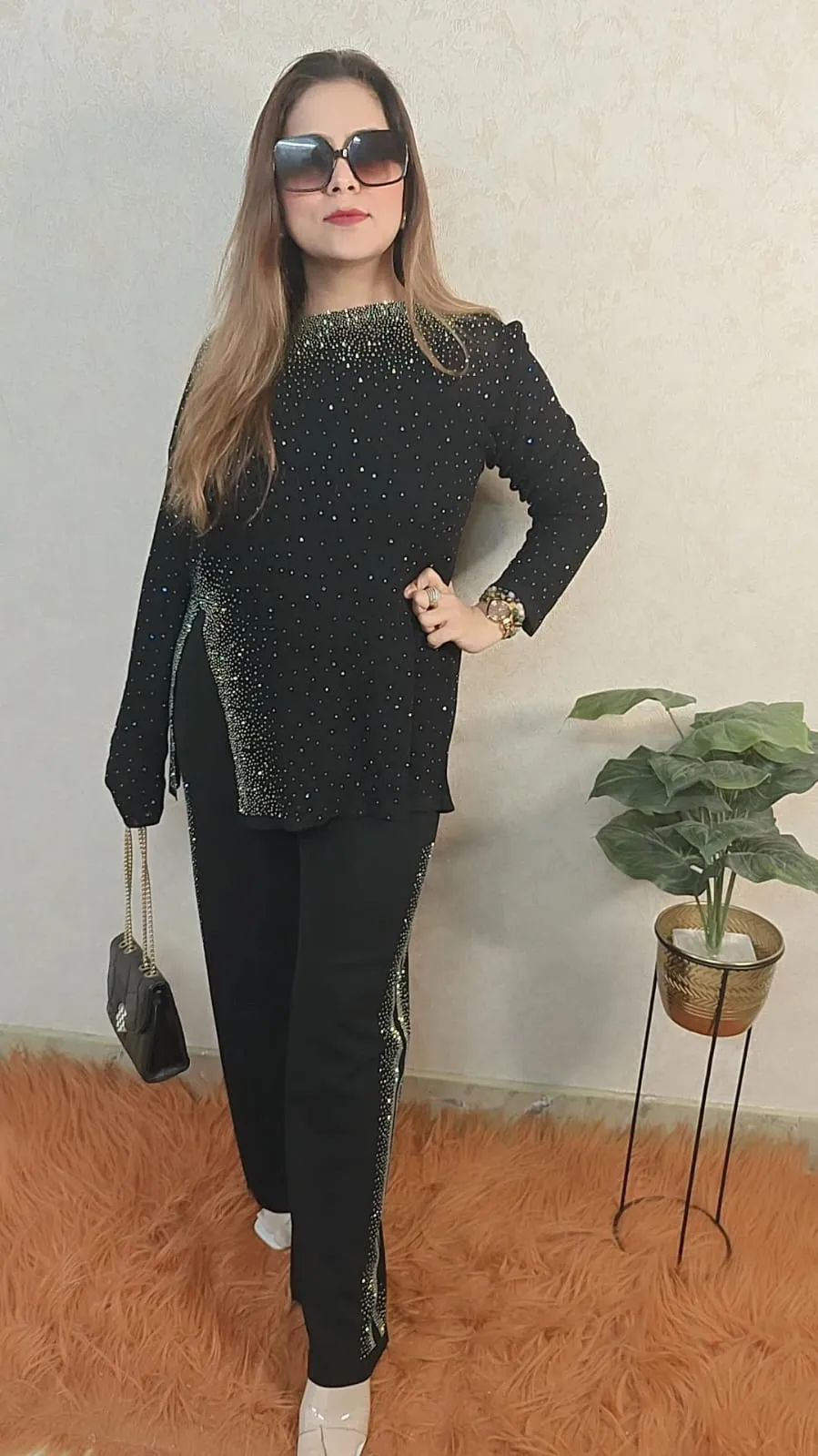 Summer party wear coordset.