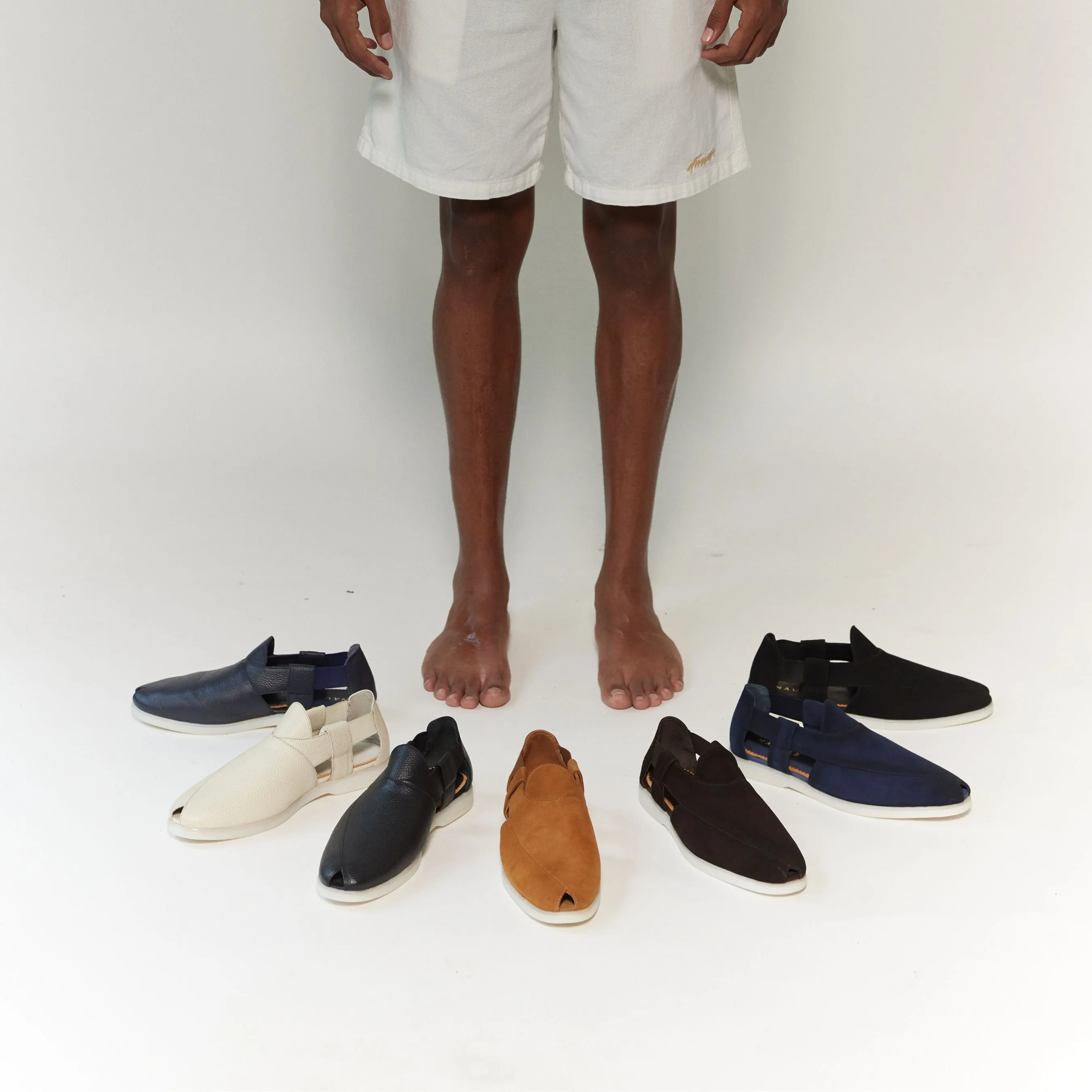 Summer Peshauri | Light Tan Suede