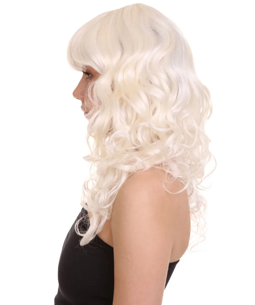Women's Bella Wig Collections | Long Curly Glamour Party Event Cosplay Halloween Wig | Premium Breathable Capless Cap
